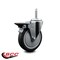 Service Caster 5 Inch Thermoplastic  Rubber Wheel Swivel 34 Inch Threaded Stem Caster with Brake SCC SCC-TS20S514-TPRB-PLB-34212 - alternate 2